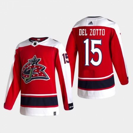Columbus Blue Jackets Hockeydrakt Michael Del Zotto 15 2020-2021 Reverse Retro Authentic - Herre